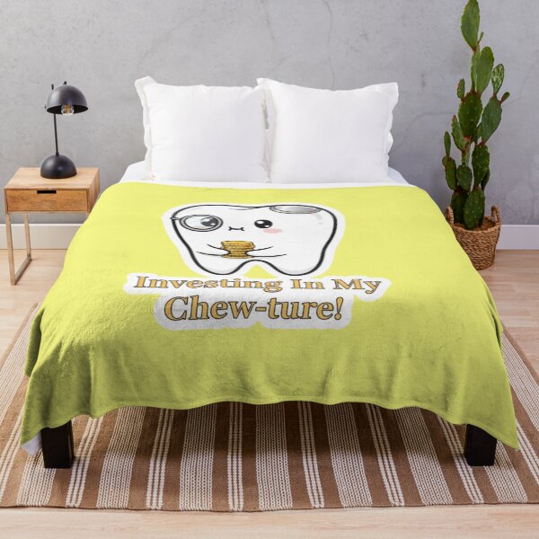 Item preview, Investing In My Chewture Cute Funny Dental Tooth Pun designed and sold by bvdesignart.