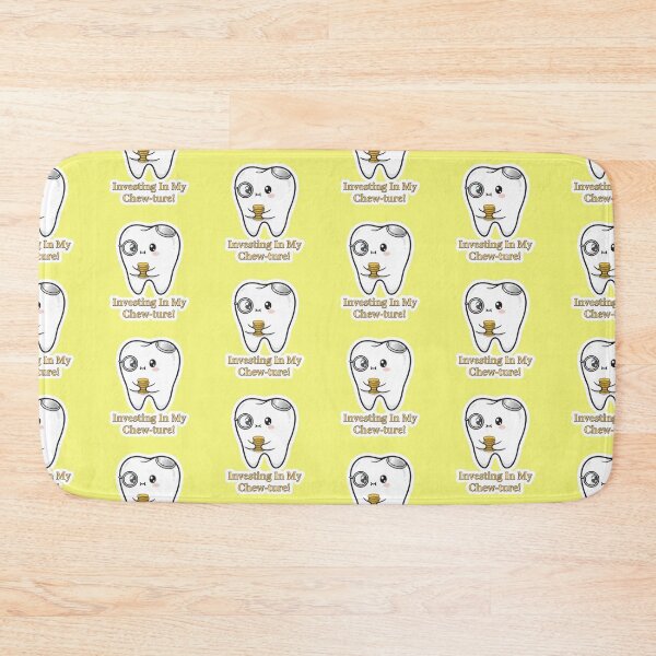 Item preview, Investing In My Chewture Cute Funny Dental Tooth Pun designed and sold by bvdesignart.