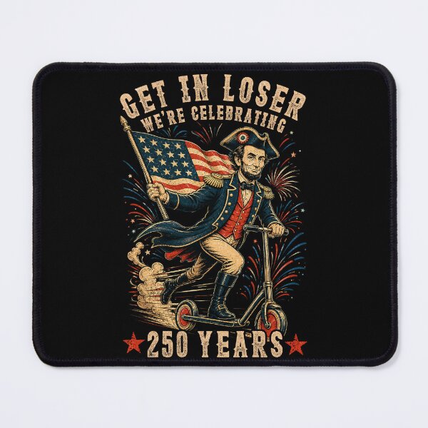 Item preview, Abraham Lincoln Scooter American Flag 250 Years designed and sold by elongatedjazz.