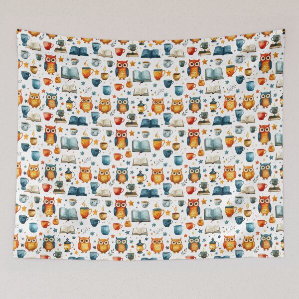 Item preview, Owl Study Pattern designed and sold by Thalora Store.