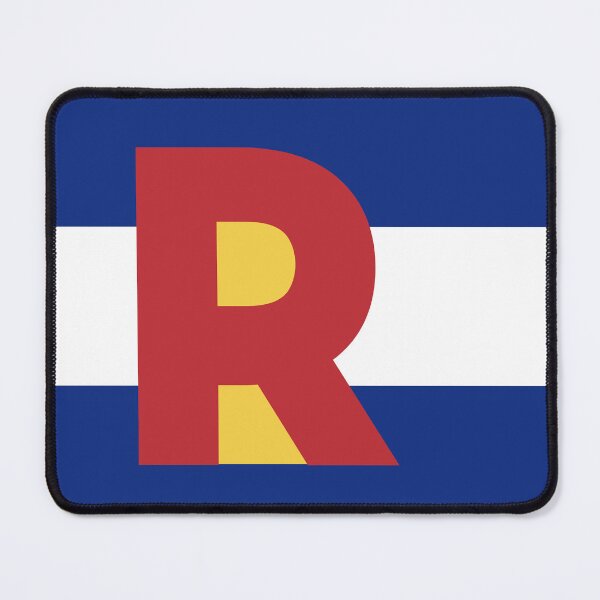 Item preview, Colorado Flag - Letter R designed and sold by FlagFontCO.