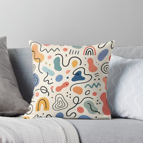 Item preview, Retro Memphis Abstract Doodle Pattern designed and sold by aashcreat.