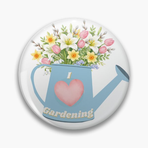 Item preview, Cute Gardening flower display picture designed and sold by Lily & Bloom Boutique.