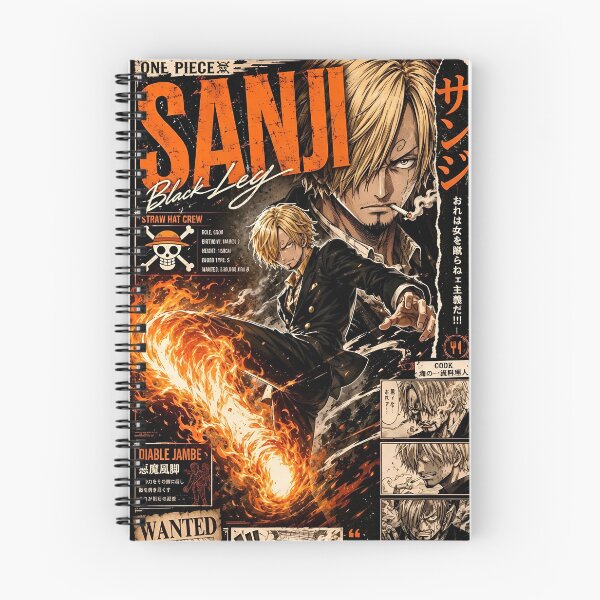 Item preview, Flame Kick Pirate Warrior Anime Inspired Poster | Blond Cook Fighter Vintage Manga Style Art  designed and sold by Dyan4.