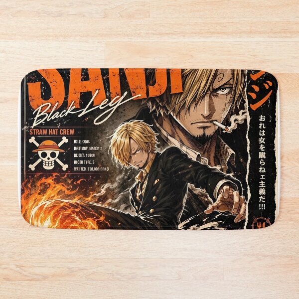 Item preview, Flame Kick Pirate Warrior Anime Inspired Poster | Blond Cook Fighter Vintage Manga Style Art  designed and sold by Dyan4.