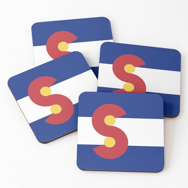 Item preview, Colorado Flag - Letter S designed and sold by FlagFontCO.
