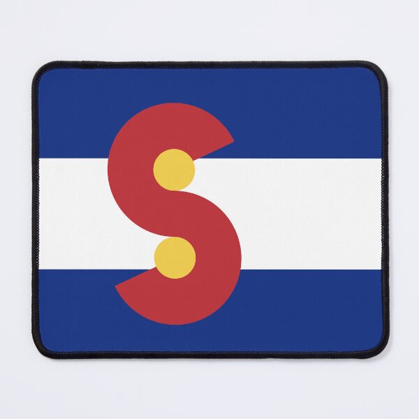 Item preview, Colorado Flag - Letter S designed and sold by FlagFontCO.