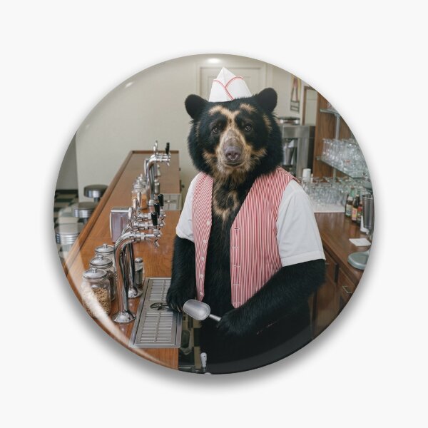Item preview, Spectacled Bear Soda Jerk designed and sold by Tridentulus.