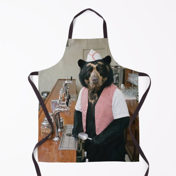Item preview, Spectacled Bear Soda Jerk designed and sold by Tridentulus.