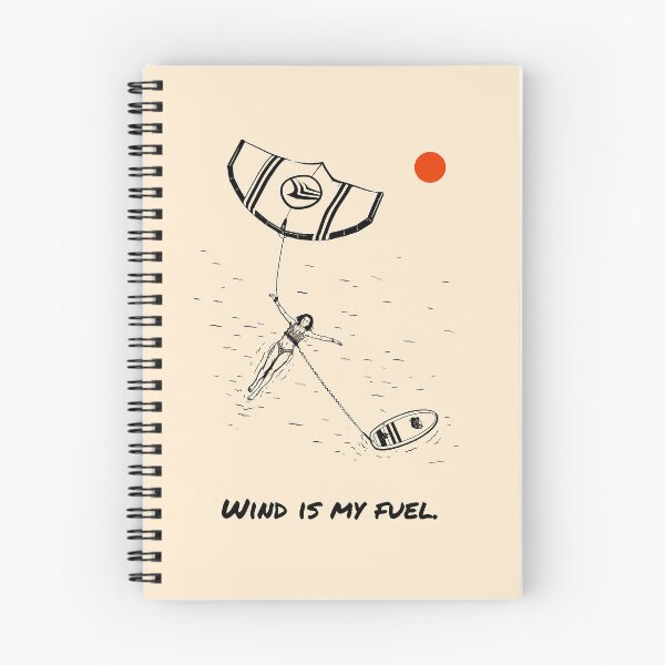 Item preview, Wind is My Fuel – Wingsurf Ocean Lifestyle Illustration designed and sold by Islabonita..