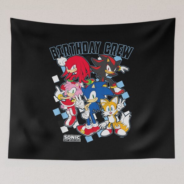 Item preview, Sonic The Hedgehog Birthday Cre Group Shot Big Chest designed and sold by MauriLifton.