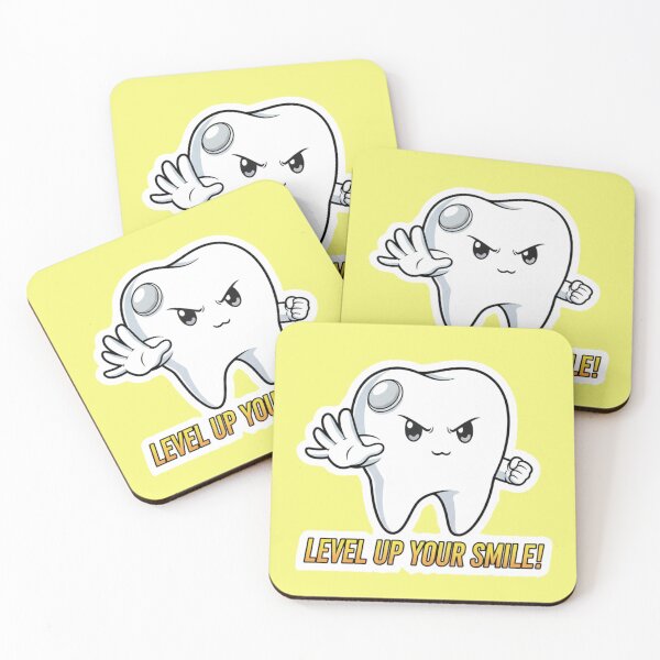 Item preview, Level Up Your Smile Cute Anime Tooth Dental Assistant Dentist Aesthetic Vector Art designed and sold by bvdesignart.