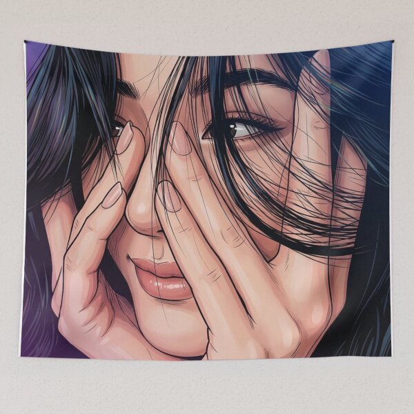 Item preview, Peek-A-Beauty Thai GL Tv Series Lgbtq+ WLW Decor Poster Print Art Comic designed and sold by Mind Space.