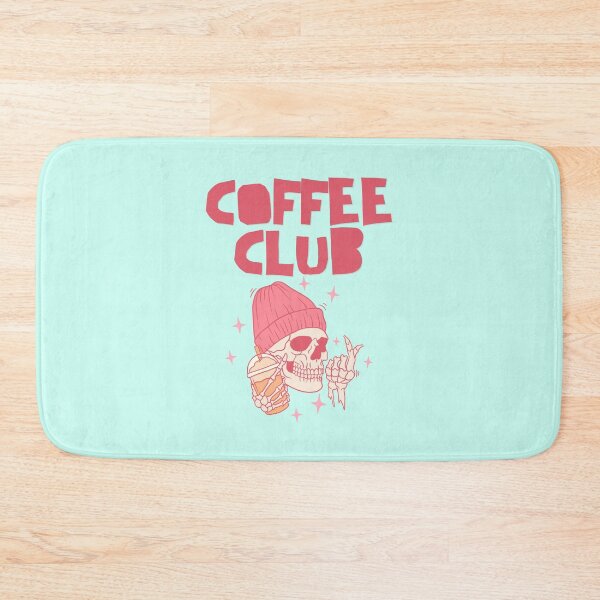 Item preview, Coffee Club Skull Aesthetic | Pink Goth Skeleton Coffee Lover designed and sold by creativerooney.
