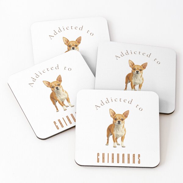 Item preview, Addicted to Chihuahuas — Funny Dog Lover Wall Art Print & Apparel designed and sold by MoodsOfMine.