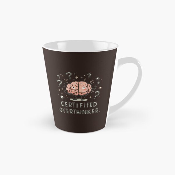 Item preview, Certified Overthinker Funny Anxiety Brain Mental Health Humor designed and sold by ConfuseLab Shop.