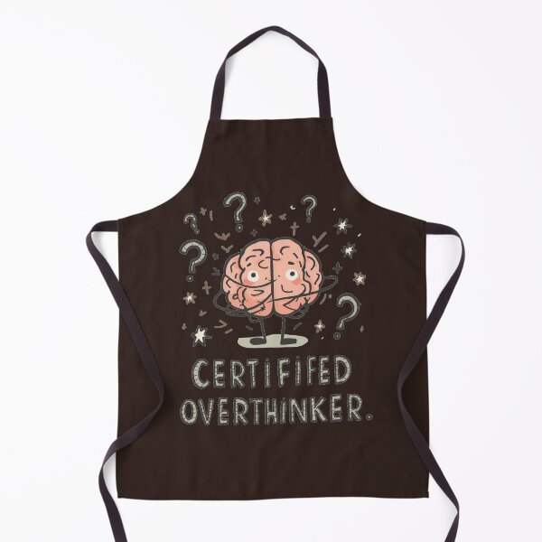 Item preview, Certified Overthinker Funny Anxiety Brain Mental Health Humor designed and sold by ConfuseLab Shop.