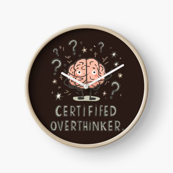 Item preview, Certified Overthinker Funny Anxiety Brain Mental Health Humor designed and sold by ConfuseLab Alt.