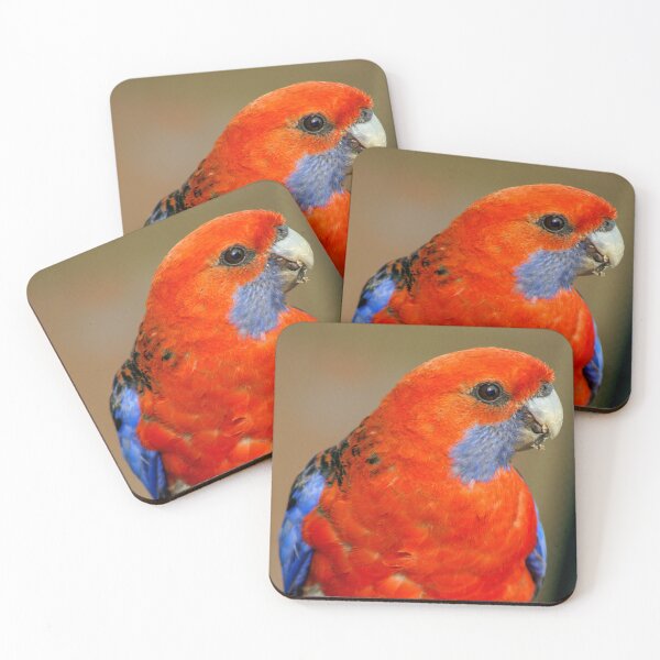 Item preview, Crimson Rosella Portrait | Vibrant Native Australian Parrot Wildlife Bird Art designed and sold by Ross.A.Campbell.