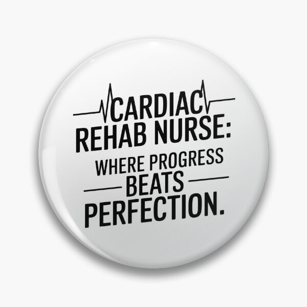 Item preview, Cardiac Rehab Nurse Where Progress Beats Perfection Funny Nurse T-Shirt designed and sold by CuteDesignables.