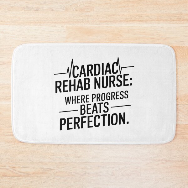 Item preview, Cardiac Rehab Nurse Where Progress Beats Perfection Funny Nurse T-Shirt designed and sold by CuteDesignables.