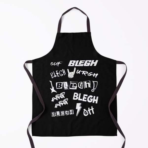 Item preview, Blegh Ouf Urgh Arf Funny Metal Vocal Sounds Gift for Metalheads designed and sold by Say It With Ink.