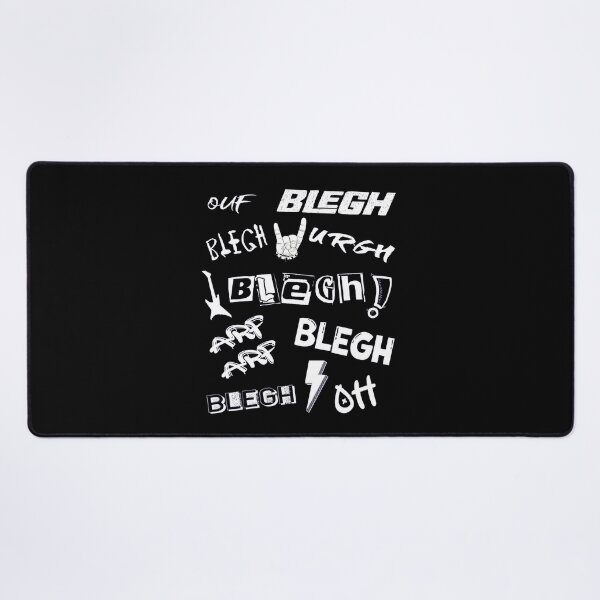 Item preview, Blegh Ouf Urgh Arf Funny Metal Vocal Sounds Gift for Metalheads designed and sold by Say It With Ink.