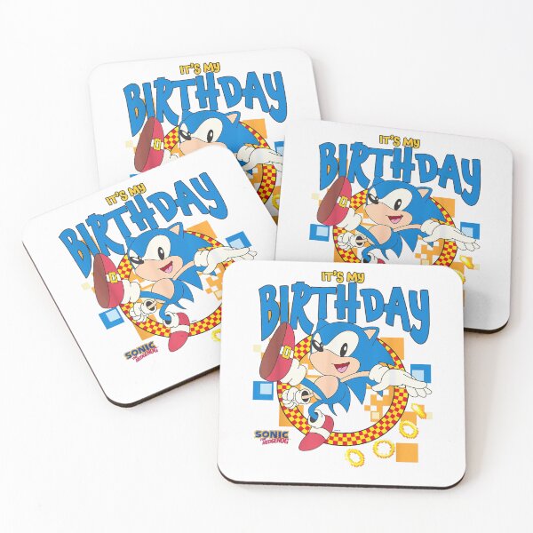Item preview, Birthday It's My Birthday Cheering Sonic T-Shirt designed and sold by MauriLifton.