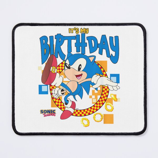 Item preview, Birthday It's My Birthday Cheering Sonic T-Shirt designed and sold by MauriLifton.