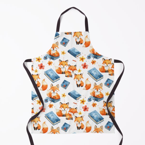 Item preview, Fox Book Pattern designed and sold by Thalora Store.