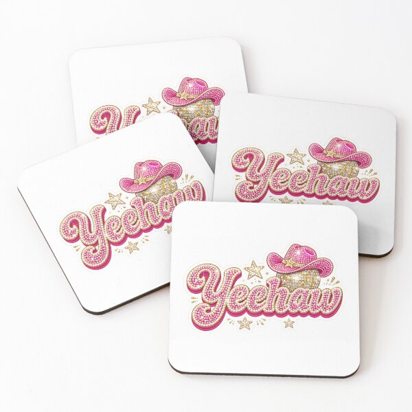 Item preview, Disco Cowgirl Yeehaw Rhinestone Typography designed and sold by Sam-A-R.