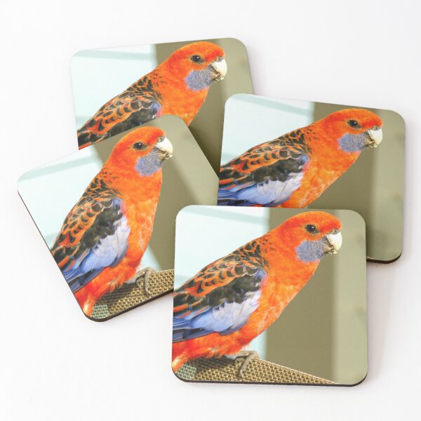 Item preview, Crimson Rosella Portrait | Vibrant Native Australian Parrot Wildlife Bird Art designed and sold by Ross.A.Campbell.