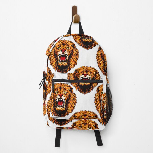 Item preview, Traditional White Isiagu Lion Head Fabric Inspired Print designed and sold by Harcourt Fabrics.