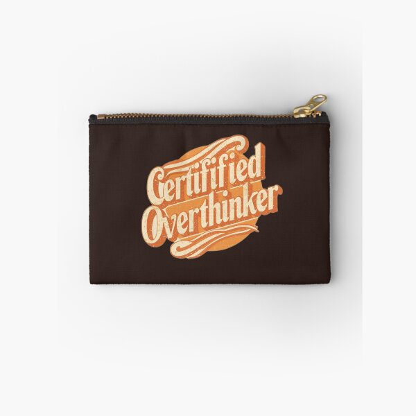 Item preview, Certified Overthinker Funny Anxiety Brain Mental Health Humor designed and sold by ConfuseLab Shop.
