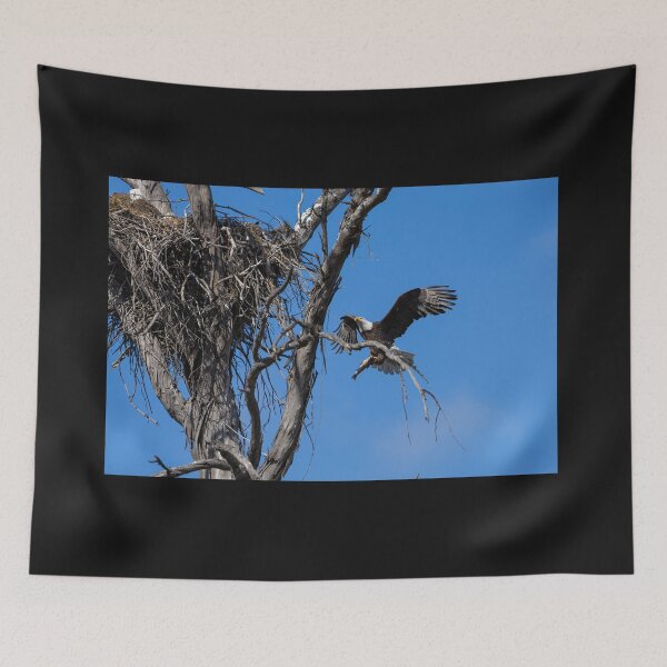 Item preview, Bald Eagle Bringing Home The Fish designed and sold by PsychoAlien.com.