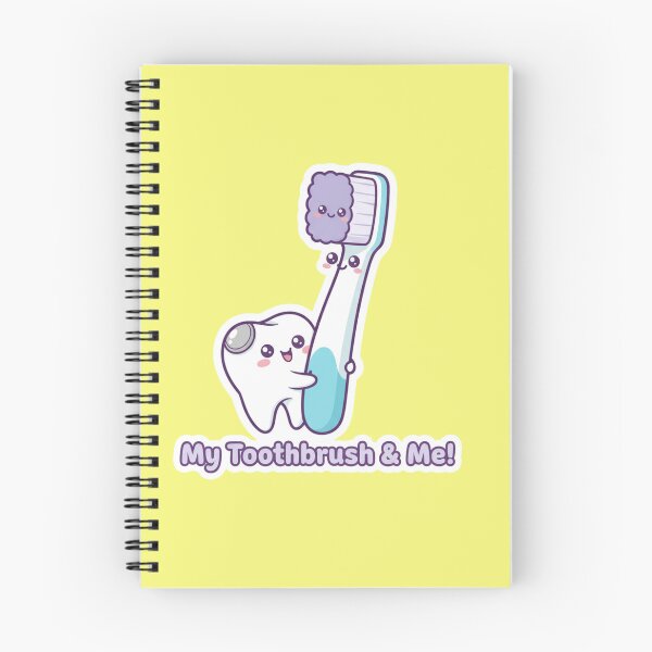 Item preview, Cute Kawaii My Toothbrush and Me Happy Healthy Tooth Dental Art designed and sold by bvdesignart.