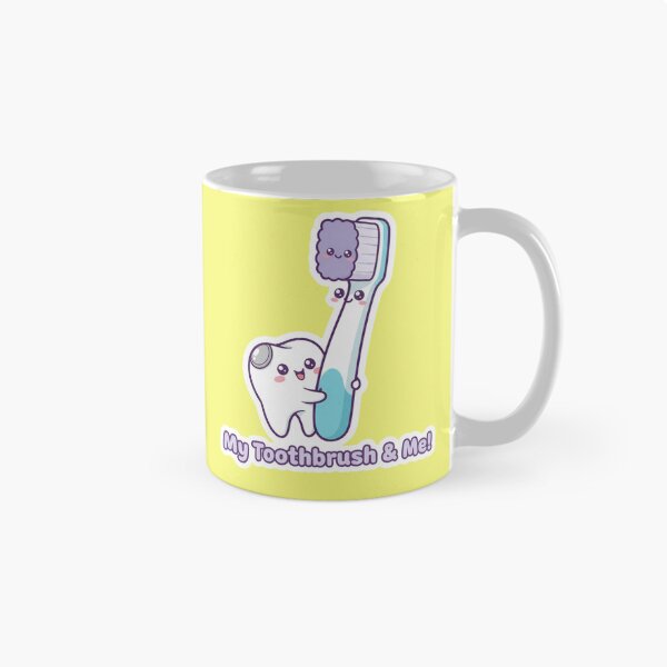 Item preview, Cute Kawaii My Toothbrush and Me Happy Healthy Tooth Dental Art designed and sold by bvdesignart.
