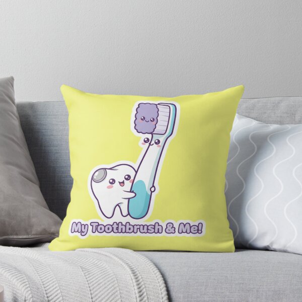 Item preview, Cute Kawaii My Toothbrush and Me Happy Healthy Tooth Dental Art designed and sold by bvdesignart.