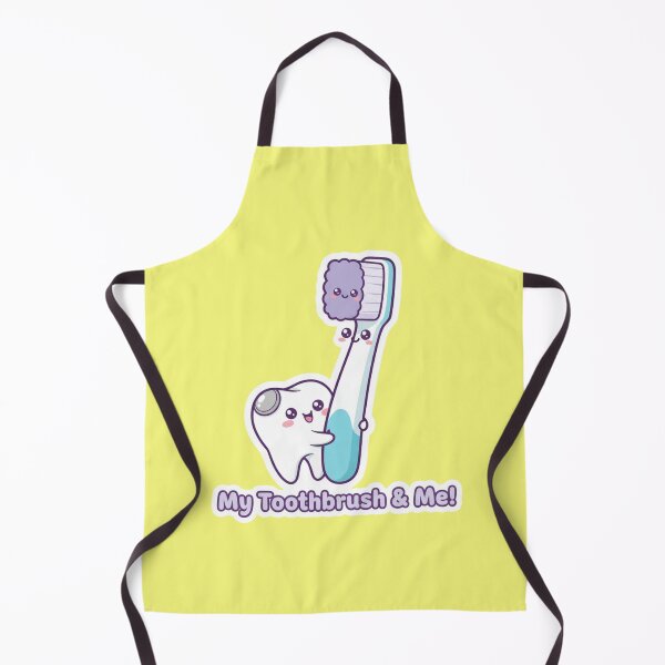 Item preview, Cute Kawaii My Toothbrush and Me Happy Healthy Tooth Dental Art designed and sold by bvdesignart.