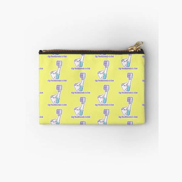 Item preview, Cute Kawaii My Toothbrush and Me Happy Healthy Tooth Dental Art designed and sold by bvdesignart.