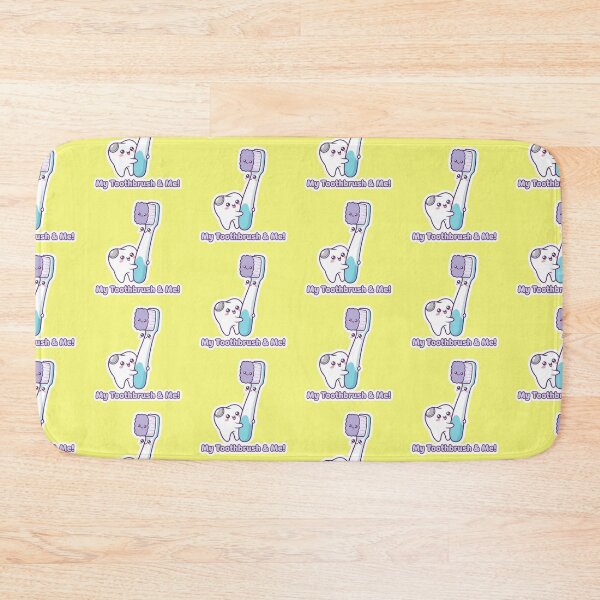 Item preview, Cute Kawaii My Toothbrush and Me Happy Healthy Tooth Dental Art designed and sold by bvdesignart.