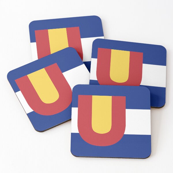Item preview, Colorado Flag - Letter U designed and sold by FlagFontCO.