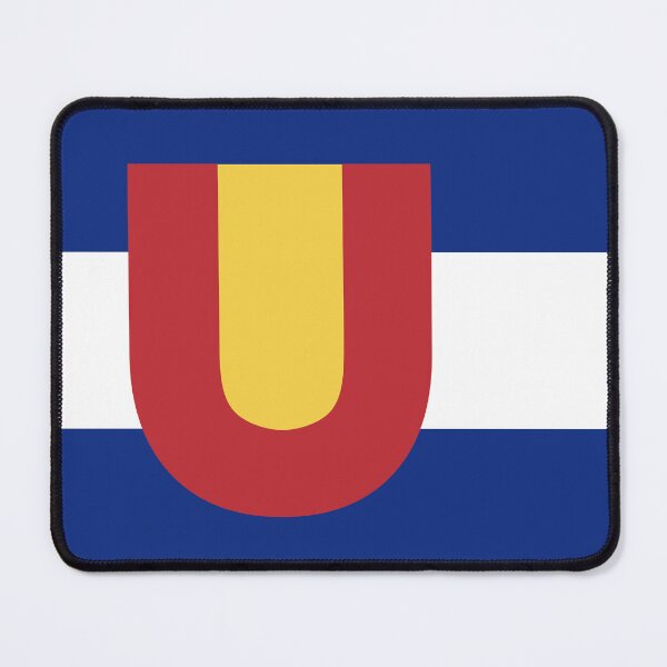 Aperçu de l'œuvre Drapeau du Colorado - Lettre U créée et vendue par FlagFontCO.