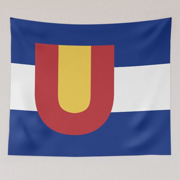 Item preview, Colorado Flag - Letter U designed and sold by FlagFontCO.