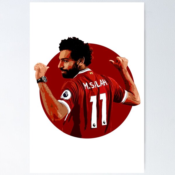 Item preview,  Mo Salah Egyptian King Multicolor art designed and sold by artbundleindia.