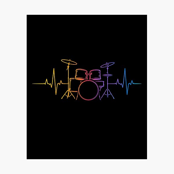 Item preview, Drums Heartbeat  designed and sold by zoes-ink.