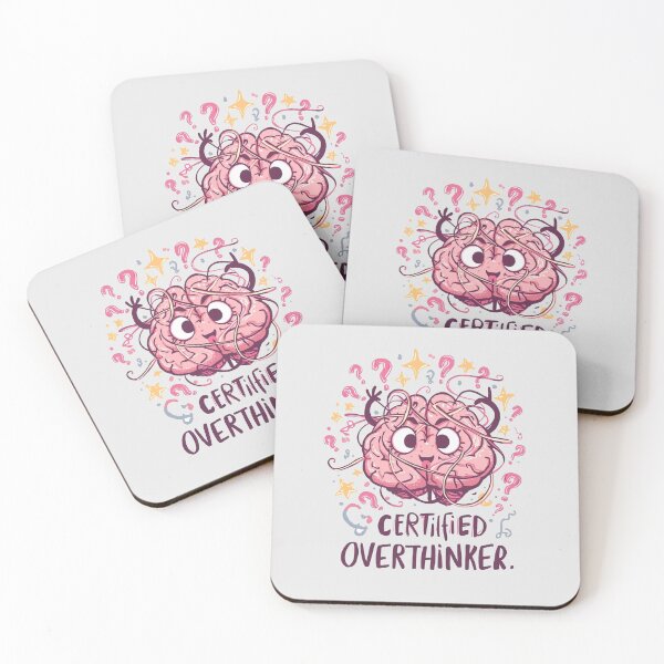 Item preview, Certified Overthinker Funny Anxiety Brain Mental Health Humor designed and sold by ConfuseLab Alt.