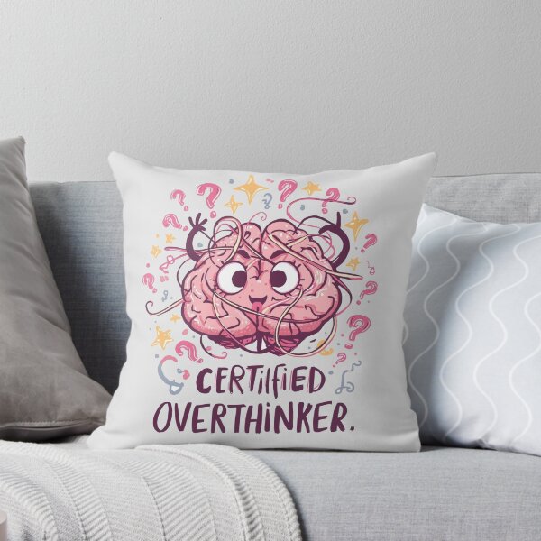 Item preview, Certified Overthinker Funny Anxiety Brain Mental Health Humor designed and sold by ConfuseLab Alt.