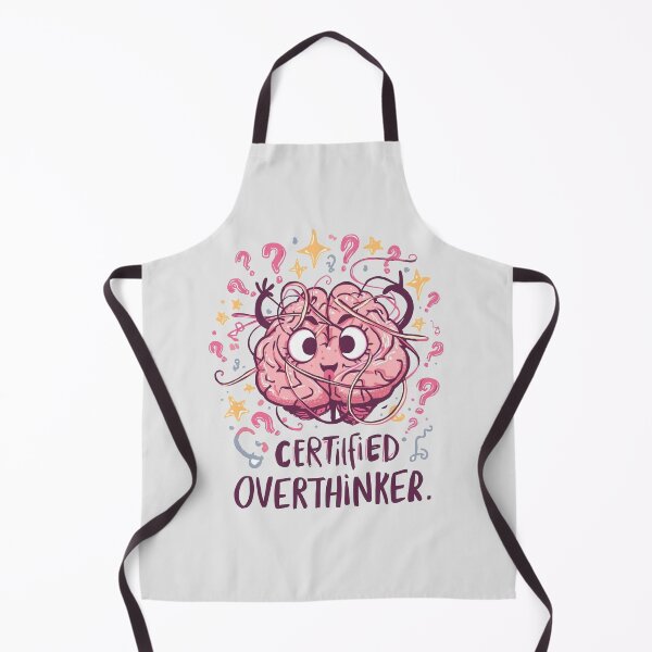 Item preview, Certified Overthinker Funny Anxiety Brain Mental Health Humor designed and sold by ConfuseLab Shop.