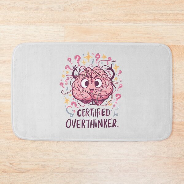 Item preview, Certified Overthinker Funny Anxiety Brain Mental Health Humor designed and sold by ConfuseLab Alt.